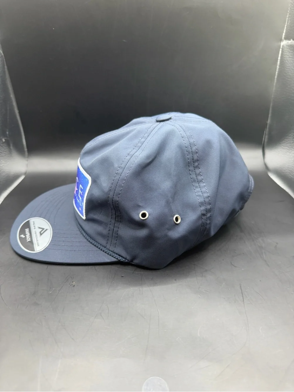 SPACE Galaxy Patch Navy Snapback Hat Pacific Headwear NWT